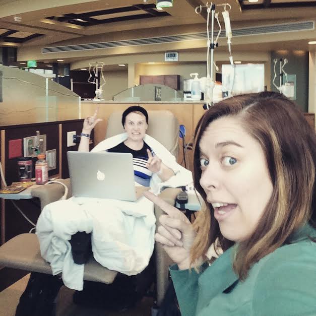 I am mastering the art of creepy faces for my #ChemoHauntingof2015