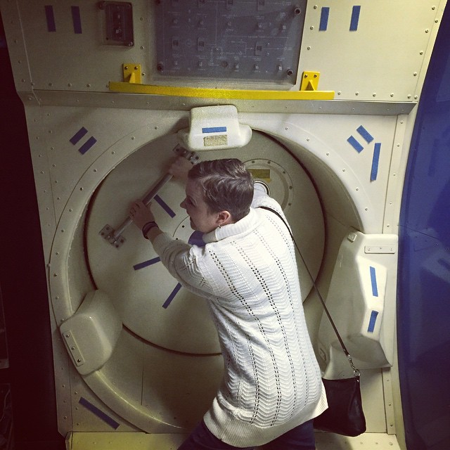 Houston, we have a problem. I am trying to escape the airlock without a space suit.
