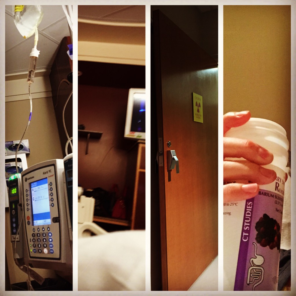 Hospital rooms, infusions, scans. This is stage IV.